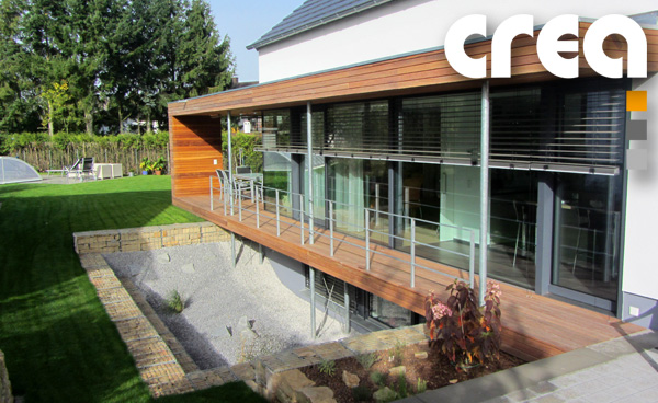 Crea - Montage des Minergiehauses